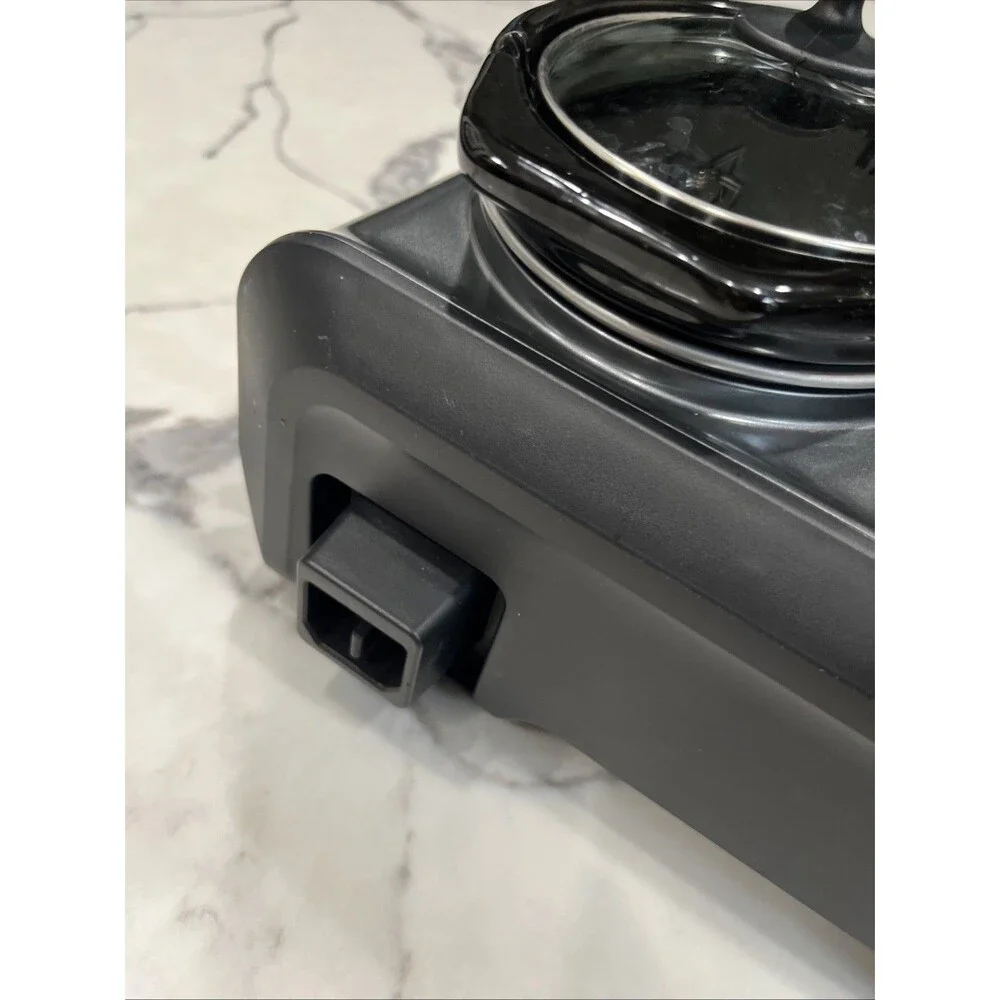 Crock-Pot SCCPMD1-CH Hook Up Double Oval Connectable 2 1-Quart Tested